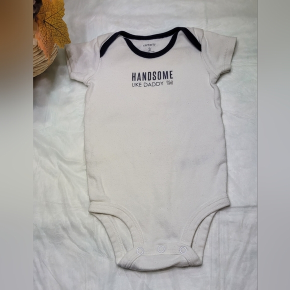 Carter's Baby Boy 3pc Short Sleeve Onesie Bodysuit Bundle Size 3M - Picture 4 of 7